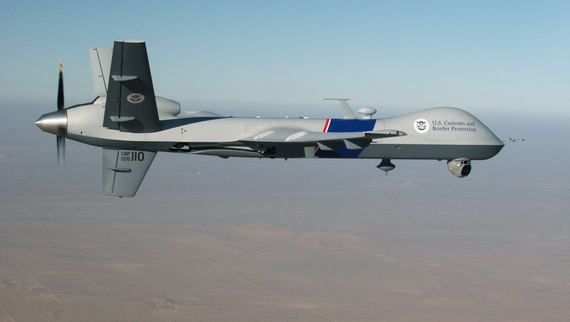 Un drone Predator des Douanes américaines. Source : US Department of Homeland Security